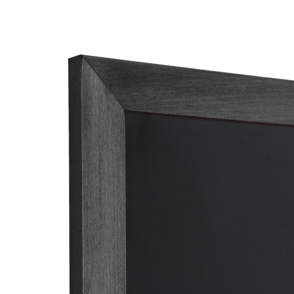 Showdown® Displays Kreidetafel Natura Tafel nicht magnethaftend Holz schwarz