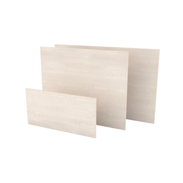 magnetoplan® Magnettafel Design Wood Series 120 x 96 cm (B x H) Birkenholz weiß