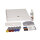 MAUL Starterset Whiteboard 4 Boardmarker (schwarz, rot, blau, grün), 1 Tafelwischer, 10 Blatt Tafelwischer-Vlies, 1 Flasche Whiteboardreiniger 125 ml, 15 Solidmagnete Ø 32 mm (10 grau, 2 rot, 2 blau, 1 gelb)