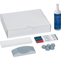 MAUL Starterset Whiteboard 4 Boardmarker (schwarz, rot,...