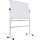 Bi-office Whiteboard Mobil Maße der Oberfläche: 150 x 100 cm (B x H) Tafel magnethaftend beidseitig beschreibbar Keramik emailliert weiß