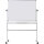 Bi-office Whiteboard Mobil Maße der Oberfläche: 200 x 100 cm (B x H) Tafel magnethaftend beidseitig beschreibbar Keramik emailliert weiß