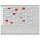 FRANKEN T-Kartentafel 100,8 x 78,3 cm (B x H) 35 Planungsfelder Metall grau