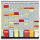 FRANKEN T-Kartentafel 47,4 x 49 cm (B x H) 20 Planungsfelder Kunststoff hellgrau