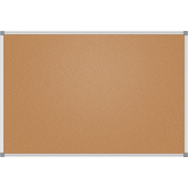 MAUL Pinnwand MAULstandard 180 x 90 cm (B x H) Maße der Oberfläche: 176,7 x 86,7 cm (B x H) Kork Material des Rahmens: Aluminium braun