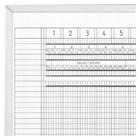 magnetoplan® Urlaubsübersicht undatiert 200 x 75...