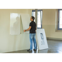 rocada Whiteboard Skin Standard Maße der Oberfläche: 100 x 150 cm (B x H) Tafel magnethaftend nicht beidseitig beschreibbar Stahl lackiert weiß