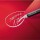 SIGEL Glasboard Artverum 120 x 90 x 1,8 cm (B x H x T) Tafel magnethaftend inkl. 2 extra starke SuperDym-Magnete Sicherheitsglas rot