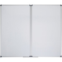 MAUL Whiteboard MAULstandard Maße der Oberfläche: 120/240 x 100 cm (B x H) Tafel magnethaftend beidseitig beschreibbar Stahl kunststoffbeschichtet weiß