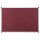 Bi-office Pinnwand 90 x 60 cm (B x H) Maße der Oberfläche: 86 x 56 cm (B x H) Filz Material des Rahmens: Aluminium burgunderrot