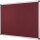 Bi-office Pinnwand 120 x 90 cm (B x H) Maße der Oberfläche: 116 x 86 cm (B x H) Filz Material des Rahmens: Aluminium burgunderrot