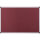 Bi-office Pinnwand 180 x 120 cm (B x H) Maße der Oberfläche: 176 x 116 cm (B x H) Filz Material des Rahmens: Aluminium burgunderrot