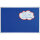 FRANKEN Pinnwand X-tra!Line 90 x 60 cm (B x H) Filz Material des Rahmens: Aluminium, eloxiert/Kunststoff blau