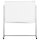magnetoplan® Whiteboard Design ferroscript® mobil Maße der Oberfläche: 180 x 120 cm (B x H) Tafel magnethaftend beidseitig beschreibbar Stahl emailliert weiß