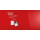 magnetoplan® Glasboard Design 200 x 100 x 0,5 cm (B x H x T) Tafel magnethaftend ESG-Sicherheitsglas intensivrot