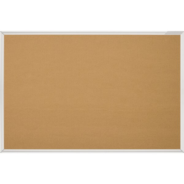 magnetoplan® Pinnwand Design SP 60 x 45 cm (B x H) Maße der Oberfläche: 56 x 41 cm (B x H) Kork Material des Rahmens: Aluminium braun