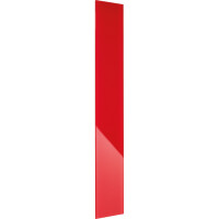 magnetoplan® Glasboard Design 10 x 60 x 0,5 cm (B x H x T) Tafel magnethaftend ESG-Sicherheitsglas intensivrot