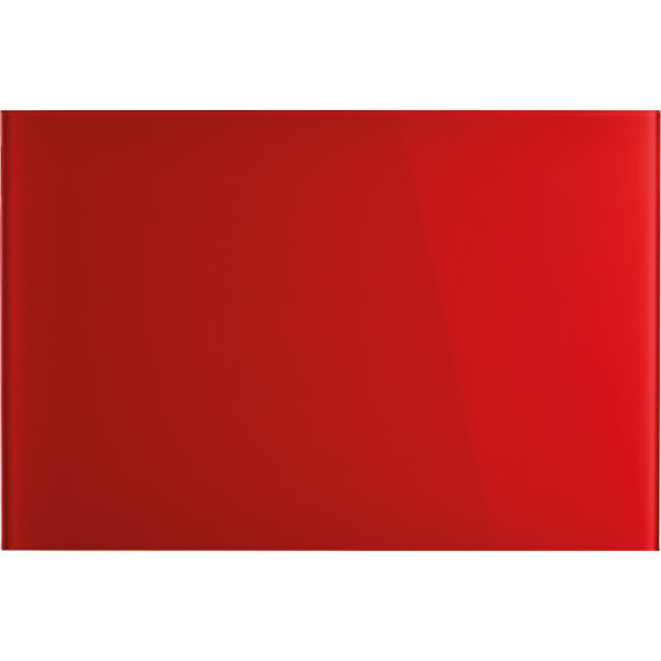 magnetoplan® Glasboard Design 60 x 40 x 0,5 cm (B x H x T) Tafel magnethaftend ESG-Sicherheitsglas intensivrot