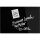 magnetoplan® Glasboard Design 60 x 40 x 0,5 cm (B x H x T) Tafel magnethaftend ESG-Sicherheitsglas tiefschwarz