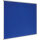 Bi-office Pinnwand 150 x 100 cm (B x H) Maße der Oberfläche: 146 x 116 cm (B x H) Filz Material des Rahmens: Aluminium blau
