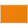 MAUL Pinnwand MAULstandard 120 x 90 cm (B x H) Maße der Oberfläche: 116,7 x 86,7 cm (B x H) Filz Material des Rahmens: Aluminium/Kunststoff orange