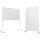 magnetoplan® Whiteboard Design Vario Maße der Oberfläche: 100 x 180 cm (B x H) Tafel magnethaftend beidseitig beschreibbar Stahl lackiert weiß