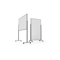 magnetoplan® Whiteboard Design Vario Maße der Oberfläche: 100 x 180 cm (B x H) Tafel magnethaftend beidseitig beschreibbar Stahl lackiert weiß