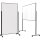magnetoplan® Whiteboard Design Vario Maße der Oberfläche: 100 x 180 cm (B x H) Tafel magnethaftend beidseitig beschreibbar Stahl lackiert weiß