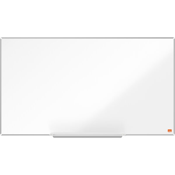 Nobo® Whiteboard Impression Pro Stahl Widescreen Maße der Oberfläche: 89 x 50 cm (B x H) Tafel magnethaftend nicht beidseitig beschreibbar inkl. Nobo Marker Stahl lackiert weiß
