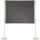 FRANKEN Stellwand PRO 180 x 120 cm (B x H) Zubehör erforderlich FRANKEN Standbein für Stellwand PRO SWS818TF, - SWS818, FRANKEN Adapterset PRO SWA8 Filz grau