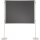 FRANKEN Moderationstafel PRO Maße der Oberfläche: 90 x 120 cm (B x H) grau