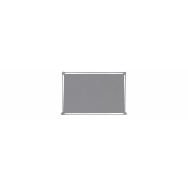 MAUL Pinnwand MAULpro 2000 Maße der Oberfläche: 90 x 60 cm (B x H) Textil Material des Rahmens: Aluminium, eloxiert grau