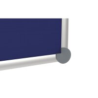MAUL Pinnwand MAULpro 2000 Maße der Oberfläche: 150 x 100 cm (B x H) Textil Material des Rahmens: Aluminium, eloxiert blau