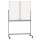 MAUL Klapptafel Mobile MAULstandard 150/300 x 100 cm (B x H) Stahlblech weiß