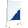 MAUL Moderationstafel MAULpro Maße der Oberfläche: 120 x 150 cm (B x H) Textil blau