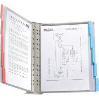 DURABLE Sichttafelwandhalter FUNCTION WALL 10 DIN A4...
