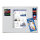 FRANKEN Pinnwand PRO 90 x 60 cm (B x H) Gleiterset Filz Material des Rahmens: Aluminium/Kunststoff grau