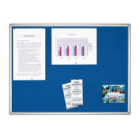 FRANKEN Pinnwand PRO 150 x 100 cm (B x H) Gleiterset Filz...