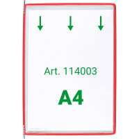 DJOIS Sichttafel Tarifold DIN A4 inkl. Reitern mit...