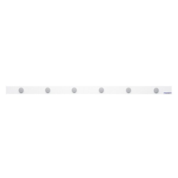 magnetoplan® Magnetleiste magnetowand 5 x 100 cm (B x L) Stahl, kunststoffbeschichtet weiß