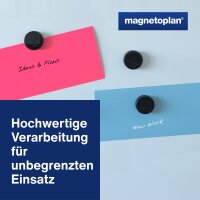 magnetoplan® Magnet Ergo Large 34 x 12,5 mm (Ø x H) 34mm 2kg Ferrit schwarz 10 St./Pack.