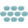 magnetoplan® Magnet Discofix Hobby 24 x 8 mm (Ø x H) 24mm 0,3kg Ferrit blau 10 St./Pack.