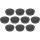 magnetoplan® Magnet Discofix Hobby 24 x 8 mm (Ø x H) 24mm 0,3kg Ferrit schwarz 10 St./Pack.