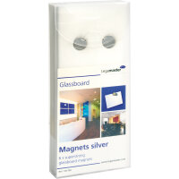 Legamaster Magnet 12mm 0,3kg silber 6 St./Pack.