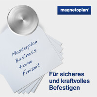 magnetoplan® Magnet Discofix forte 30mm 28kg Neodym silber 10 St./Pack.