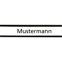 FRANKEN Magnetschild 75 x 20 mm (B x H) Kunststoff braun...