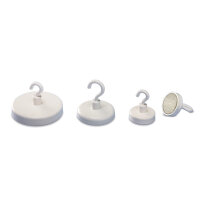 magnetoplan® Magnet 36mm 8kg Ferrit weiß