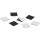magnetoplan® Magnetplatte TAKKIS 15 x 15 mm (B x H) schwarz 140 St./Pack.