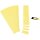 Ultradex Einsteckkarte C-Profil 6 x 1,2 cm (B x H) 190g/m² gelb 220 St./Pack.