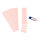 Ultradex Einsteckkarte C-Profil 6 x 1,2 cm (B x H) 190g/m² rosa 220 St./Pack.